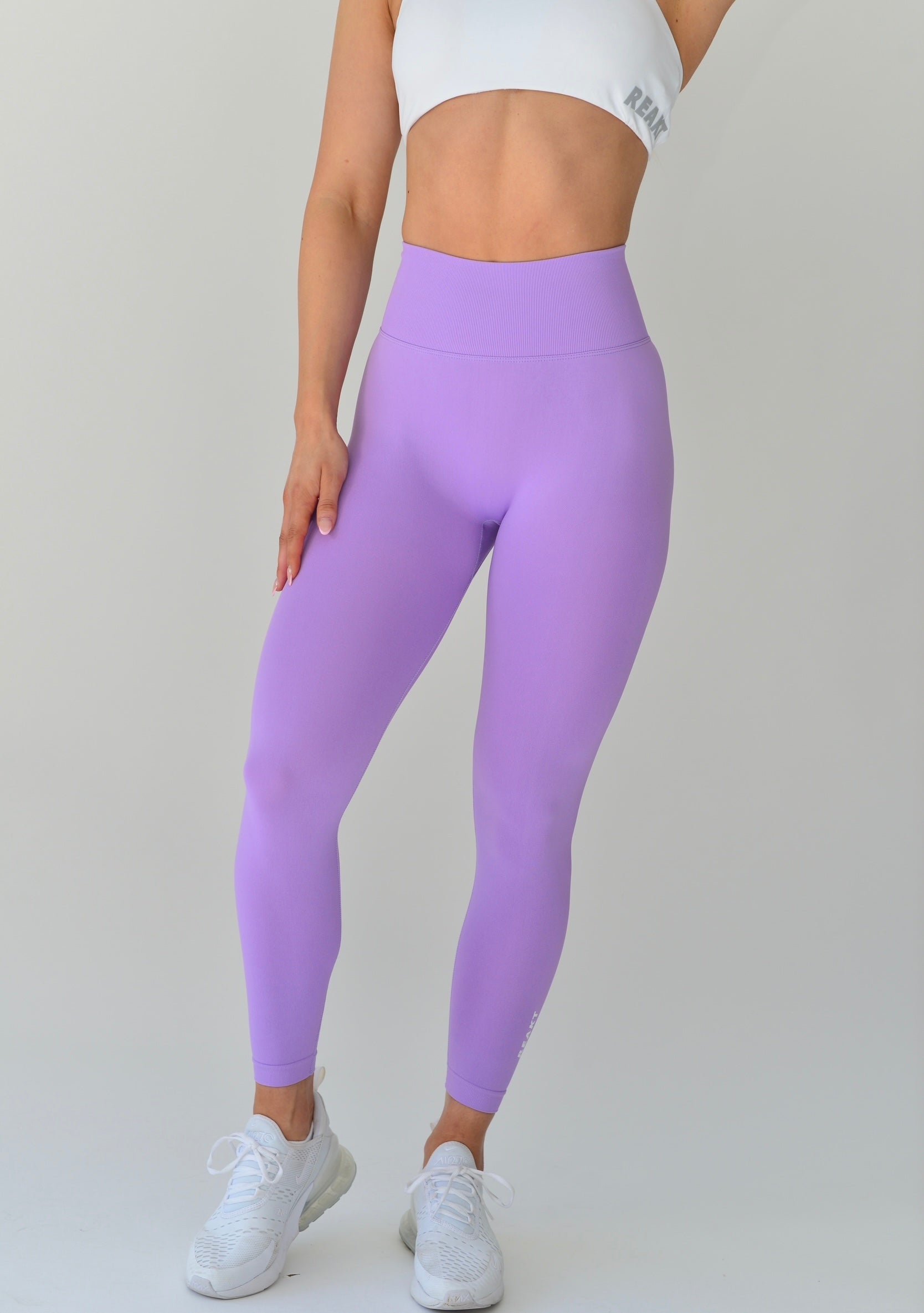 SET ACTIVE High Rise Luxform Leggings Purple Women's Size S