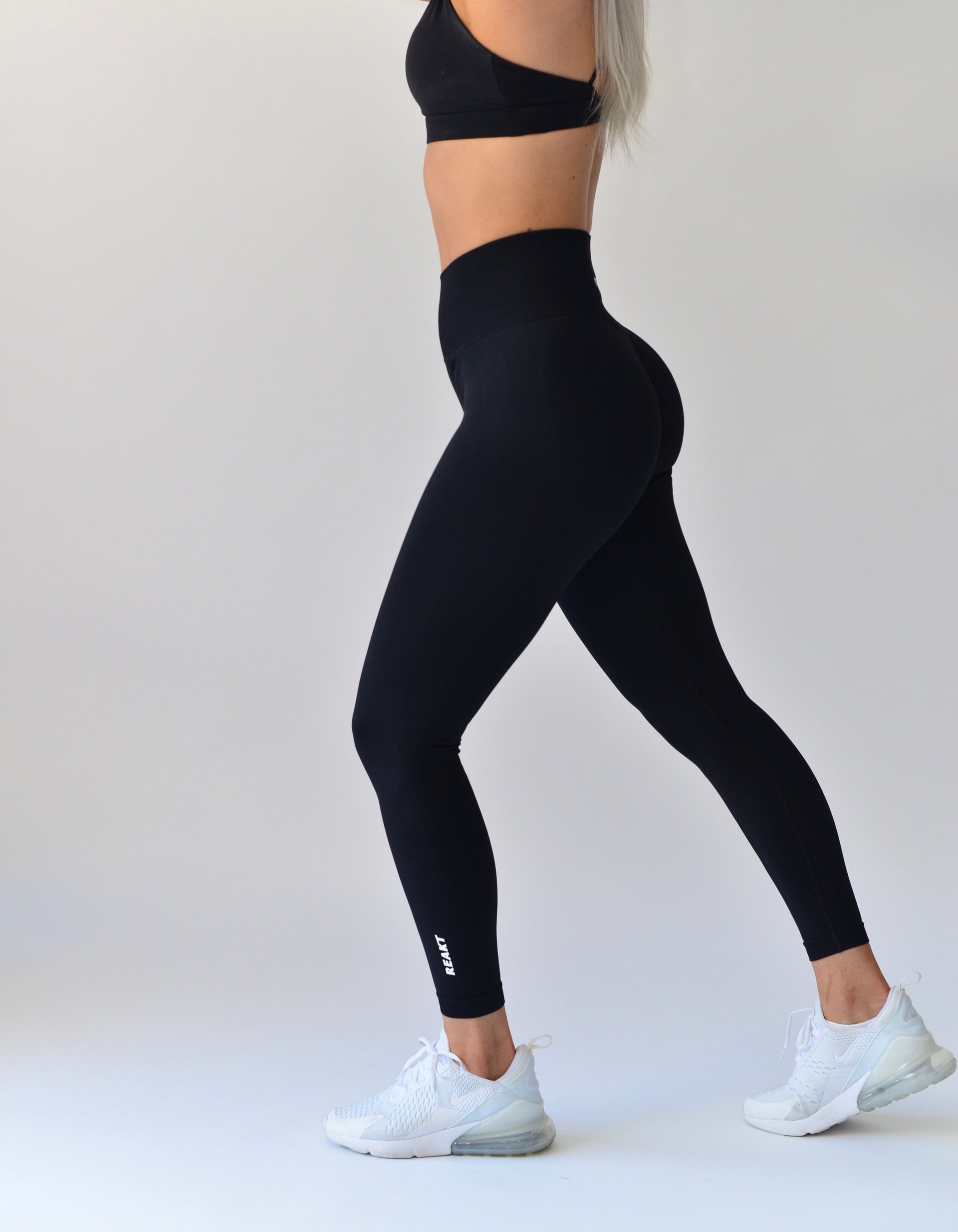 Buy Republic Of Curves® Navy Blue Yoga Pants (Gym Tights), Workout Leggings  for Women, Gym Leggings